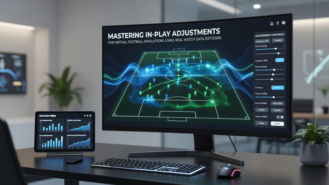 Data visualisatie van match patronen in virtuele voetbal simulaties