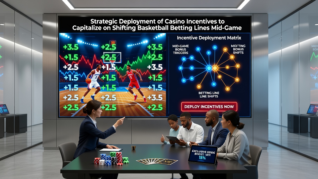 Live odds dashboard met casino bonus notificaties tijdens basketbal