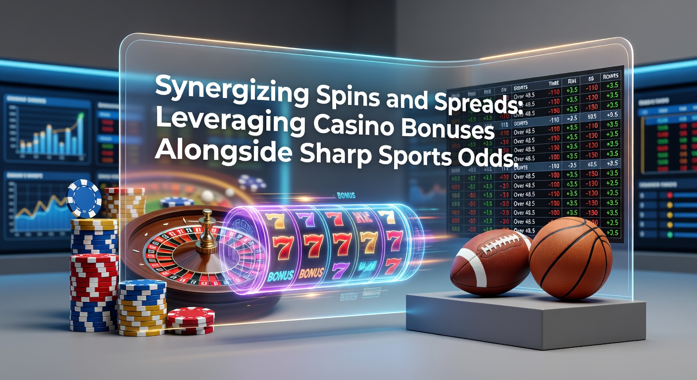 Voorbeeld van een spelerdashboard met actieve casino bonus en live sportodds, illustrerend gecombineerde inzetten